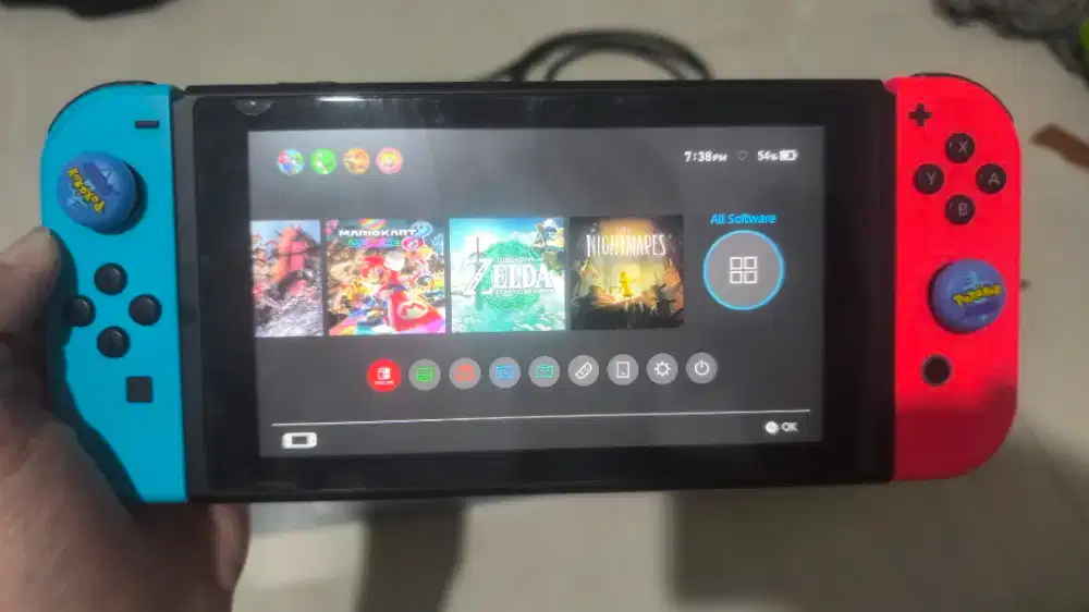 Nintendo switch v2 likenew 1tb
