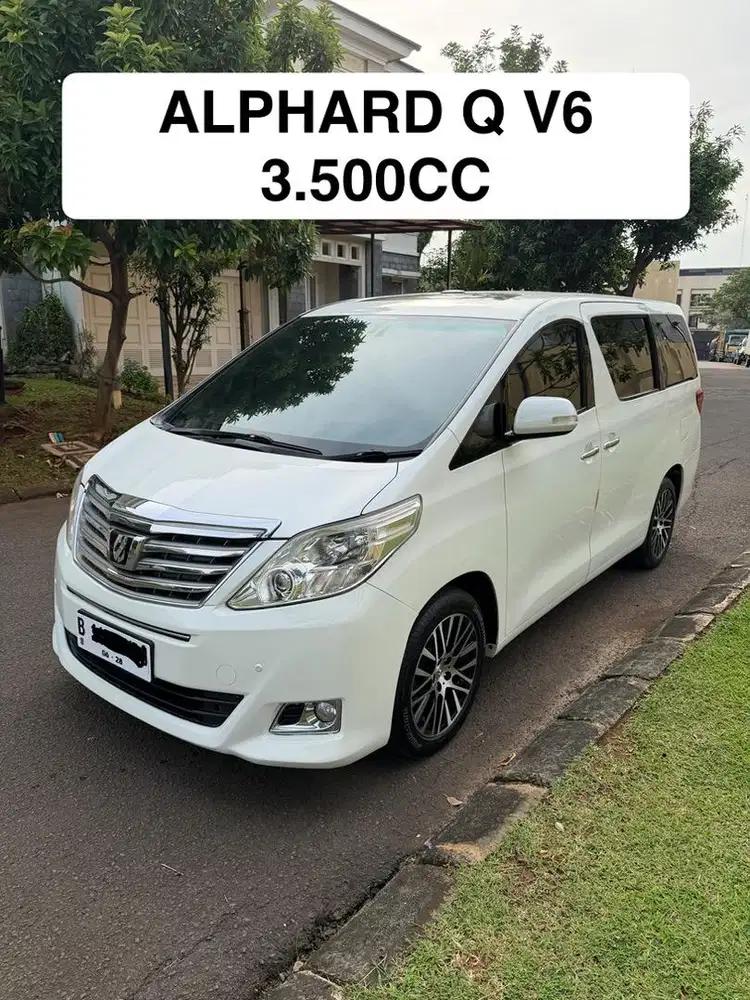 Alphard Q 3.5 V6 ATPM Toyota NIK 2012 (Top Trim)
