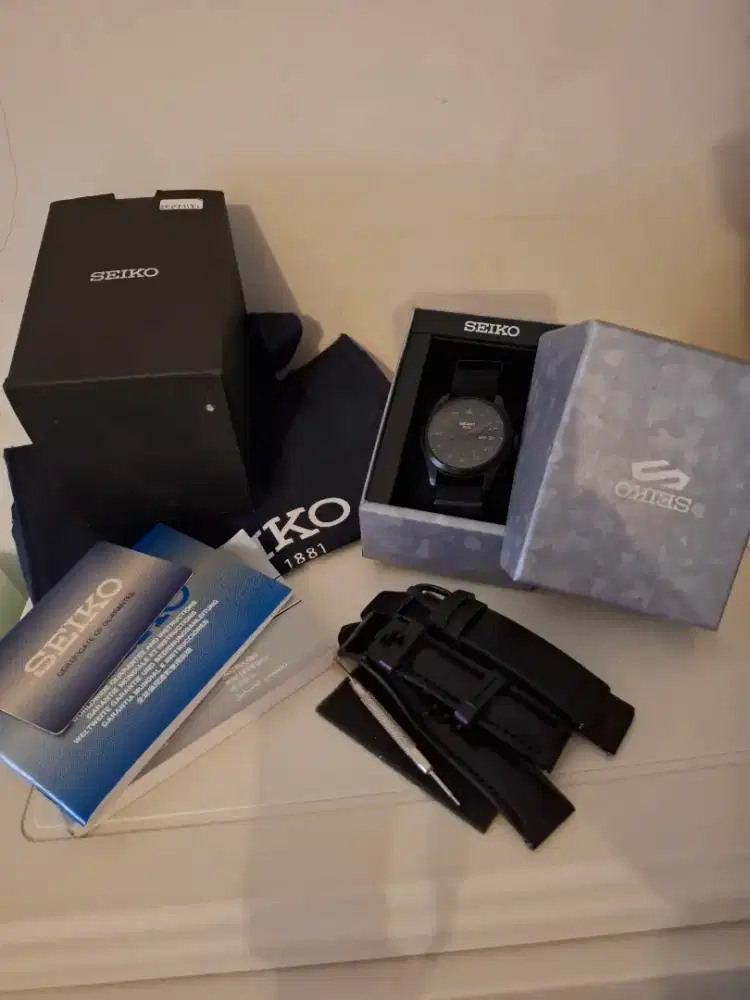 Jual seiko automatic ori full set SRPJ11K1 kondisi 97% bonus strap
