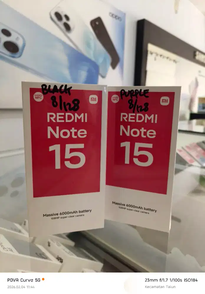 New Redmi Note 15 4G 8/128GB (Resmi)