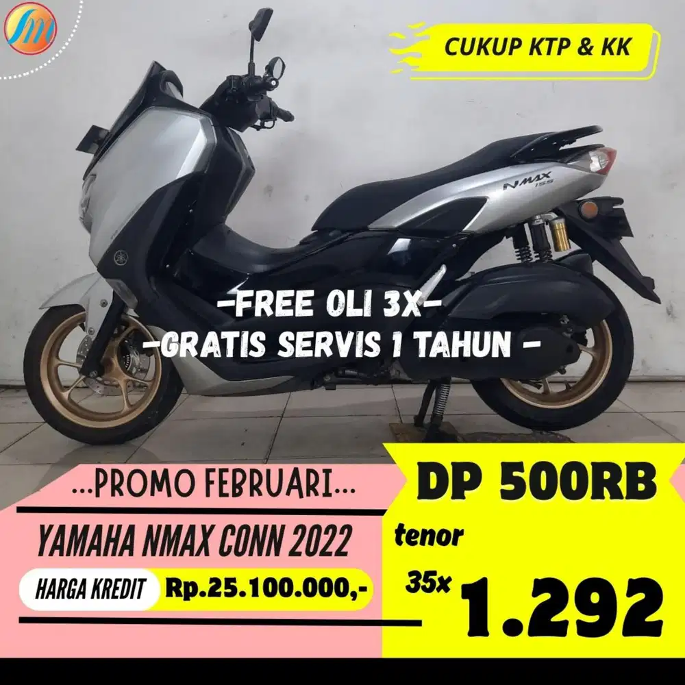 YAMAHA NMAX CONNECTED 2022 KREDIT DP 500RB ANGSURAN SANGAT TERJANGKAU