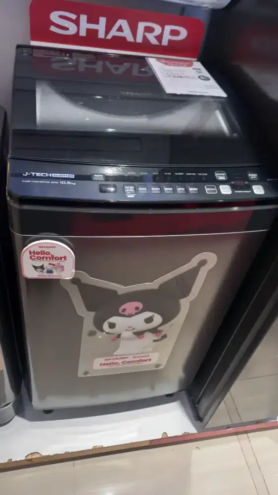 Sharp mesin cuci 1tabung 10,5kg