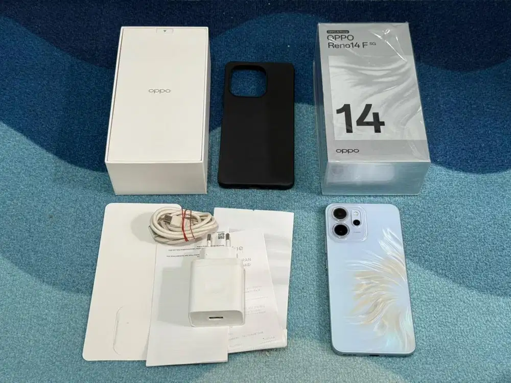 Oppo reno 14f 5G 8/256gb mulus 1000% seperti baru fullset