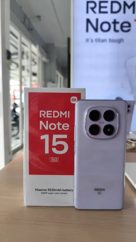 PROMO GEDEN REDMI NOTE 15 5G 8/256 NEW SEGEL
