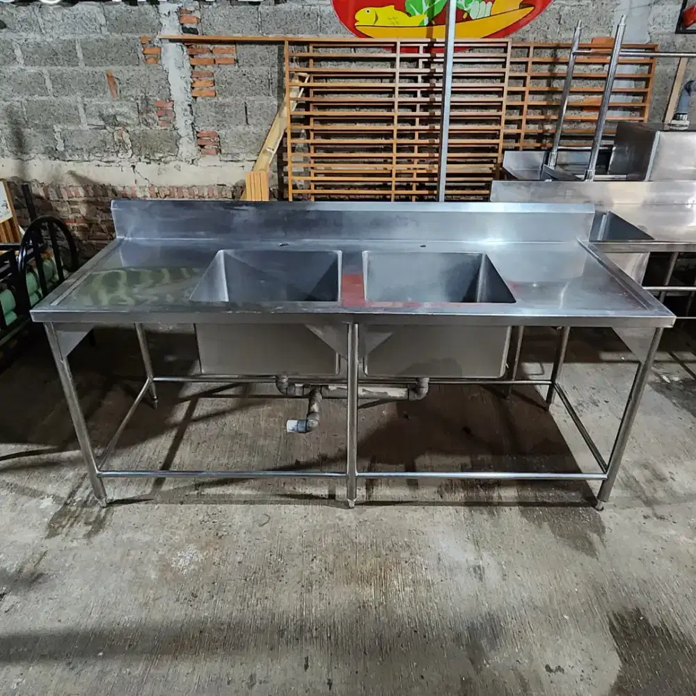 Double Sink - Wastafel - Dishwasher ex Resto