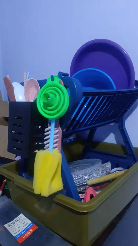 Set Rak Piring, cocok untuk anak kos