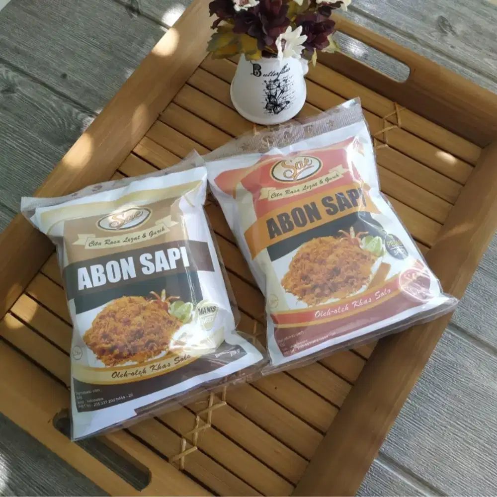 Abon Sae asli Solo rasa Pedas Manis