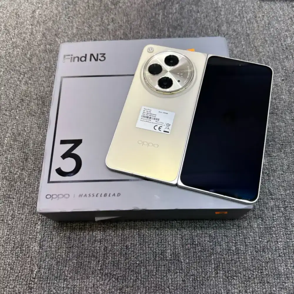 Oppo Find N3 Fold, ram 16/512gb, kondisi bagus, Juli 2026, fullset ori