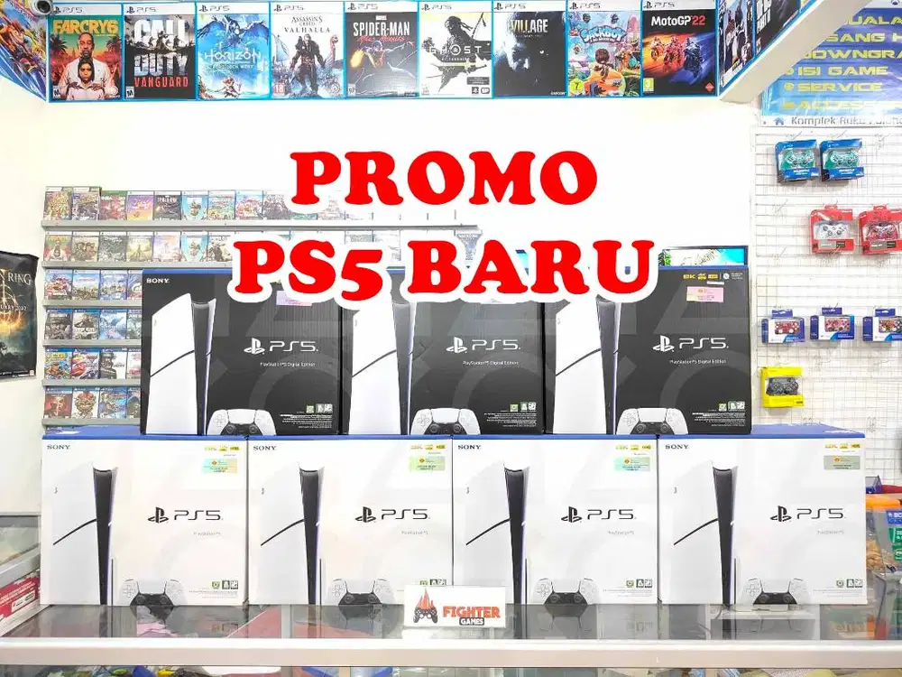 [PROMO PS5] PS5 Slim Disk Playstation PS 5 Indonesia Disc SONY Digital
