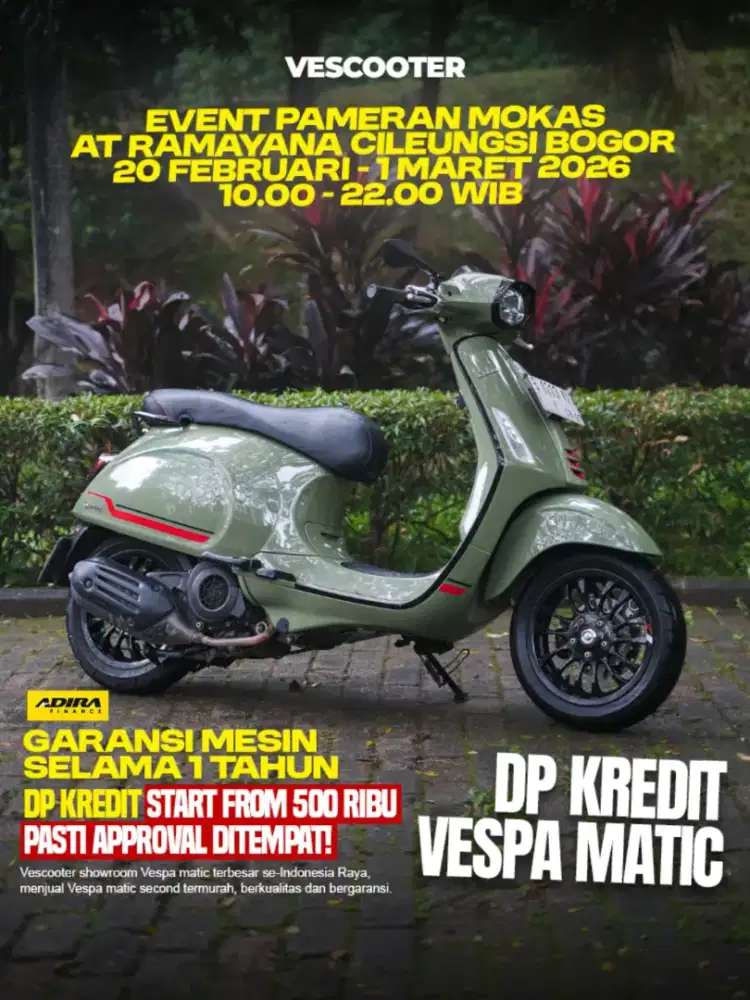 PIAGGIO VESPA SPRINT S EDITION EDITION 2022 MURAH BISA KREDIT