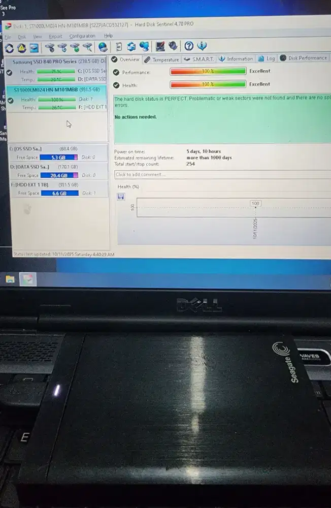HDD external Seagate 1 TB