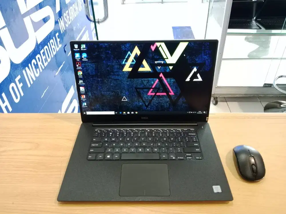 DIJUAL SLIM LAPTOP DESAINS GRAFIS DELL PRECISION 5510 CORE i7 RAM 8GB