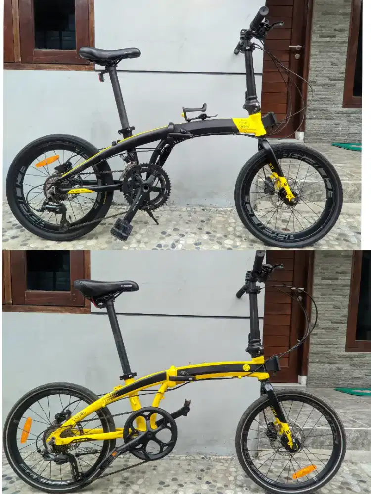 sepeda lipat element ecosmo 9 & z9 bike to work