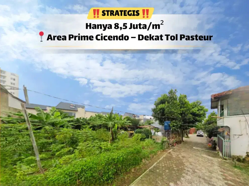 Strategic Investment Land 396 m² – Sukaraja Cicendo Bandung