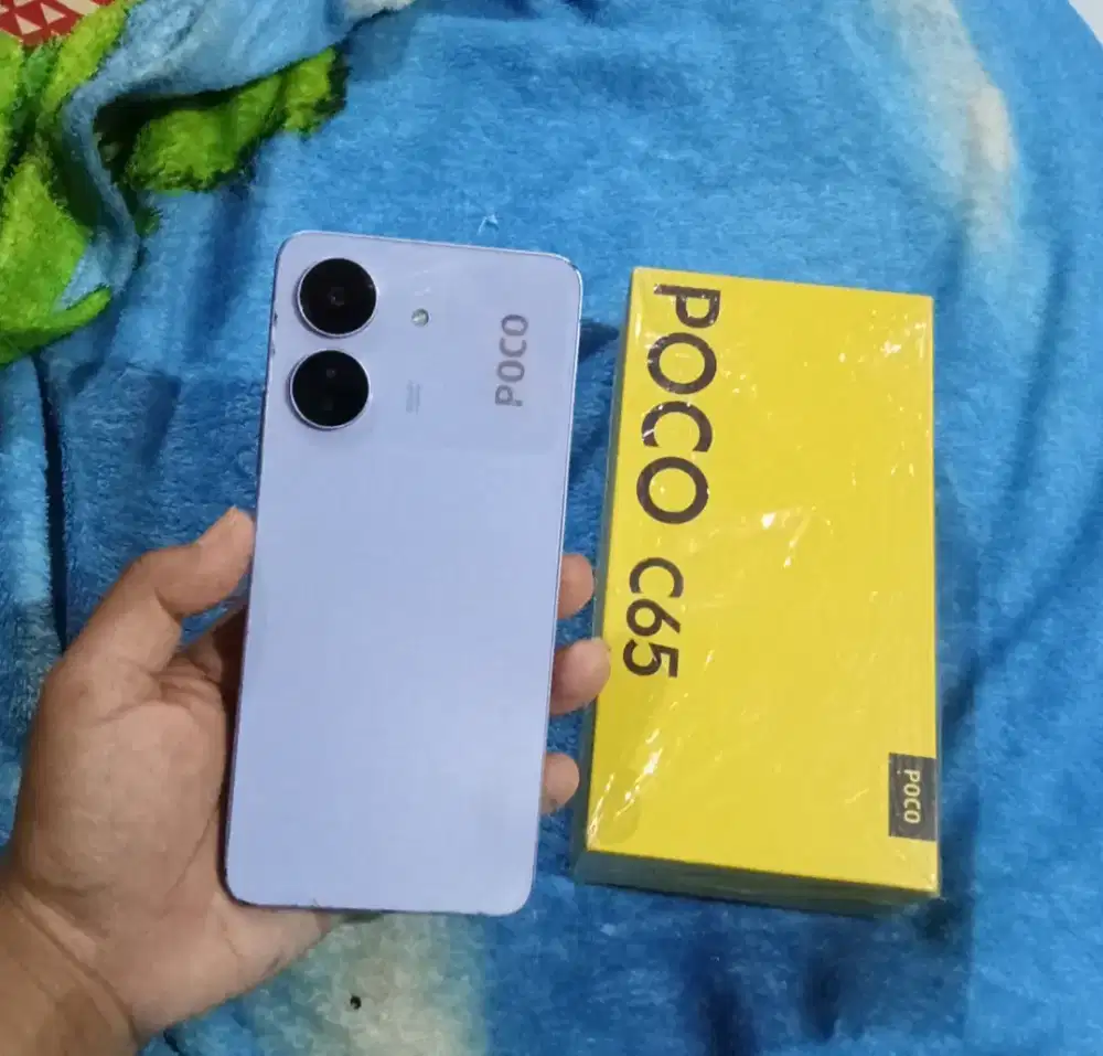 Poco c65 NFC ram 6+6/128 fullset ori.