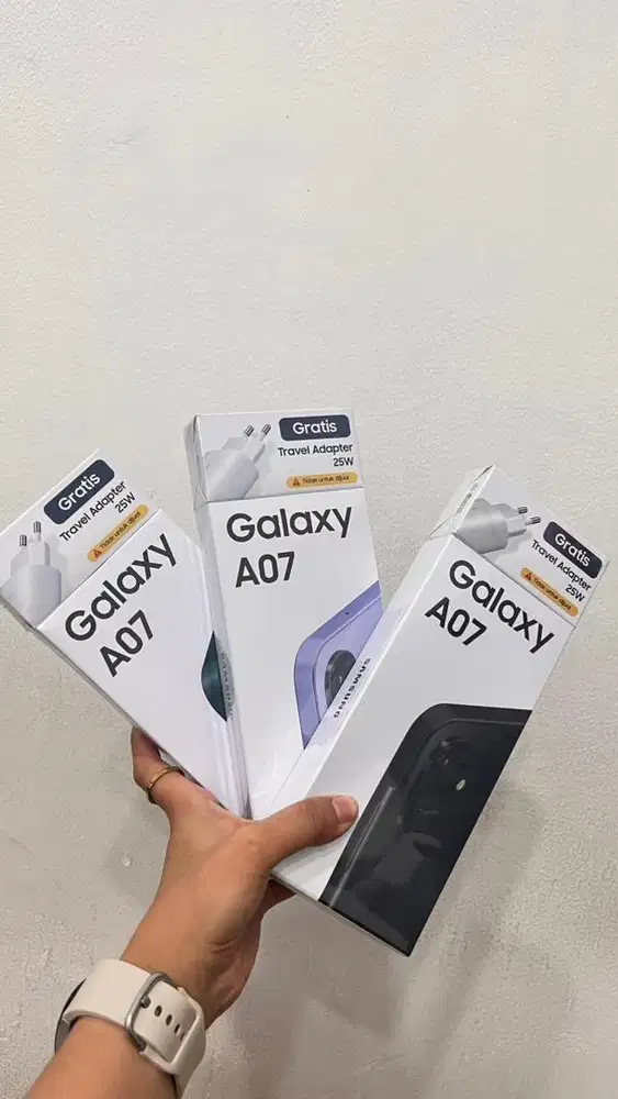 Hp Samsung Sejutaan A07 4/64 Original , Segel box , Garansi Resmi