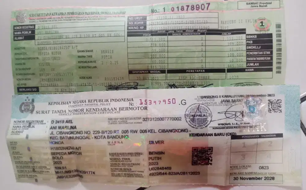 Jual motor Honda beat 2023