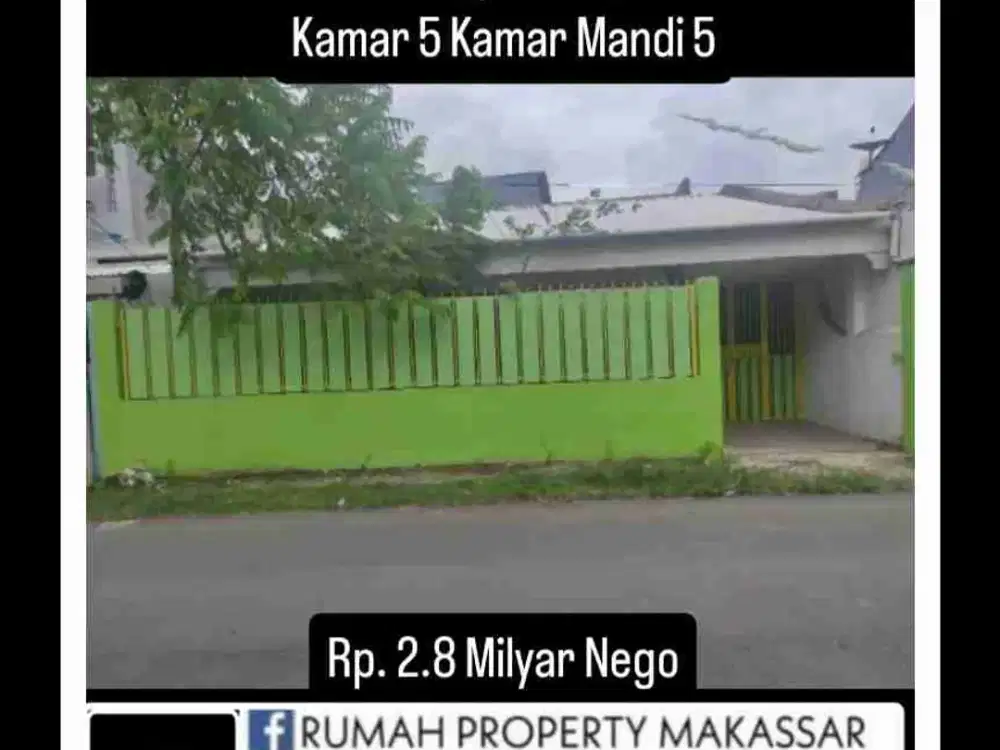 Rumah Jl Gajah
10X19, 2 Lantai
Kamar 5
Kamar Mandi 5
Rp. 2.8 Milyar Nego
