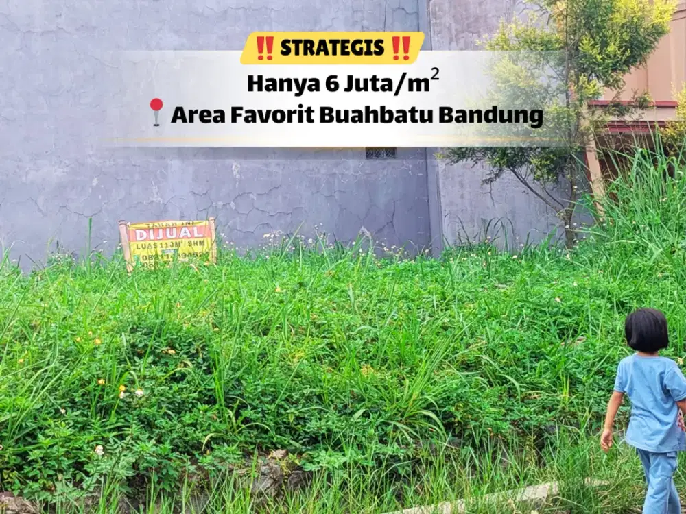Lahan Strategis Area Buahbatu – 110 m² Siap Bangun
