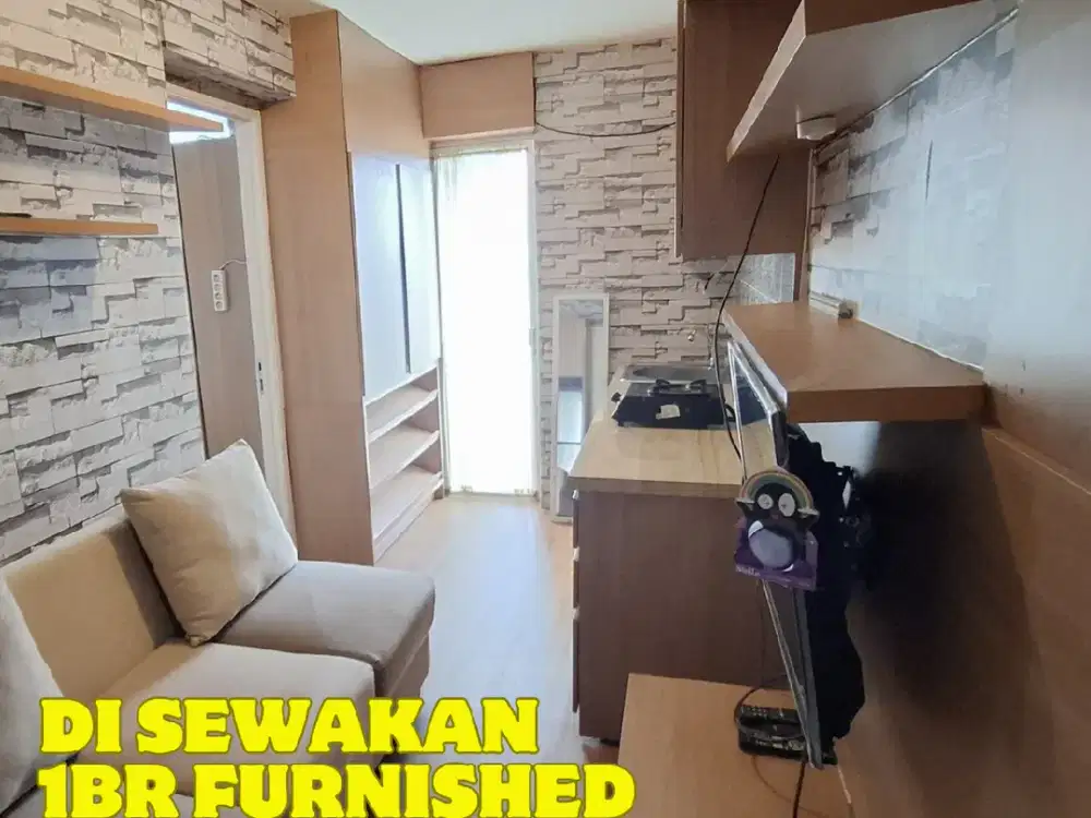 SEWA 1BR FURNISHED TOWER E LT.06 APARTEMEN BASSURA CITY