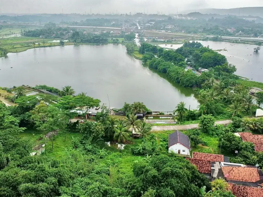 Tanah Pinggir Jalan Kawasan Industri di Klari Karawang Dijual Murah
