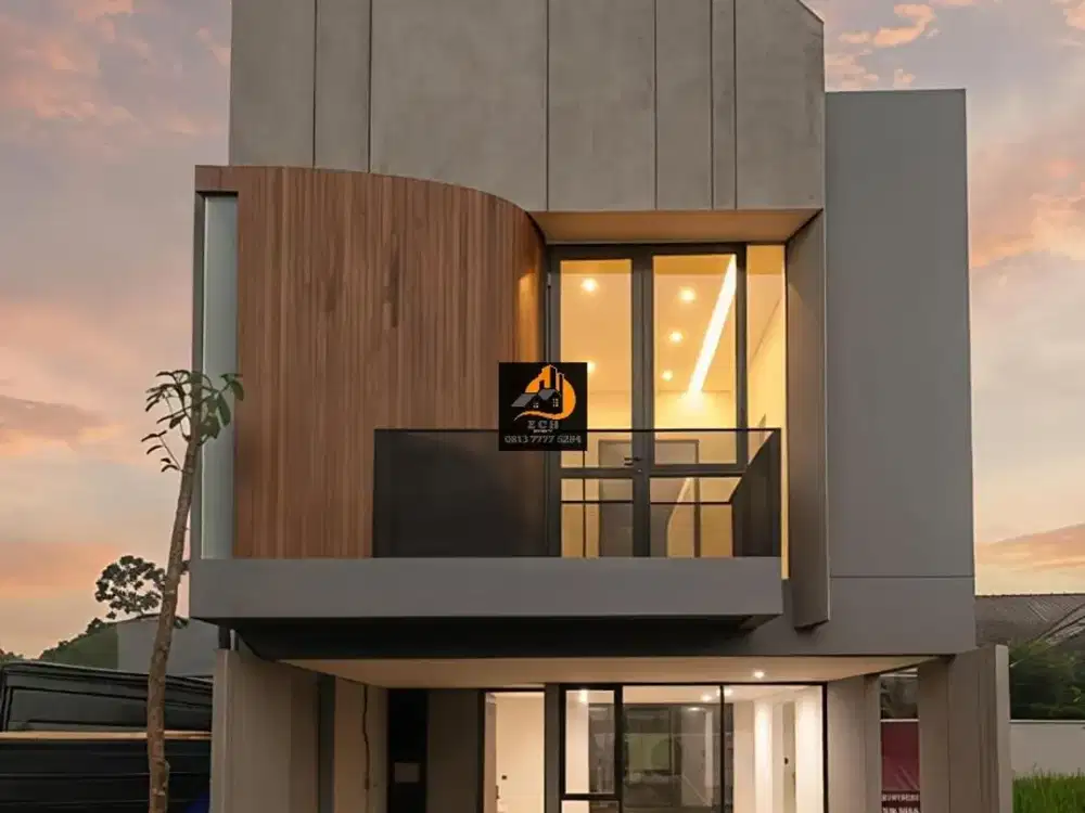 TP72.Rumah Baru Dalam Cluster Design Minimalis Modern Di Bambu Apus Jakarta Timur