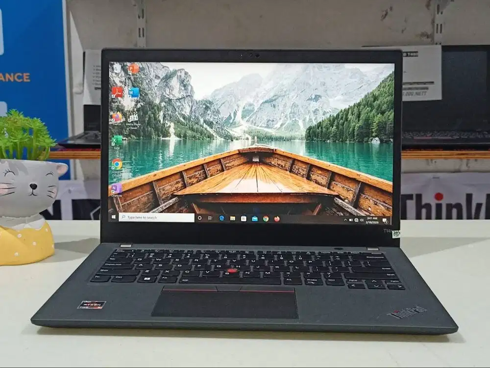 LAPTOP BEKAS LENOVO THINKPAD T14 GEN2, AMD Ryzen 5 Pro 5650U, RAM 16GB
