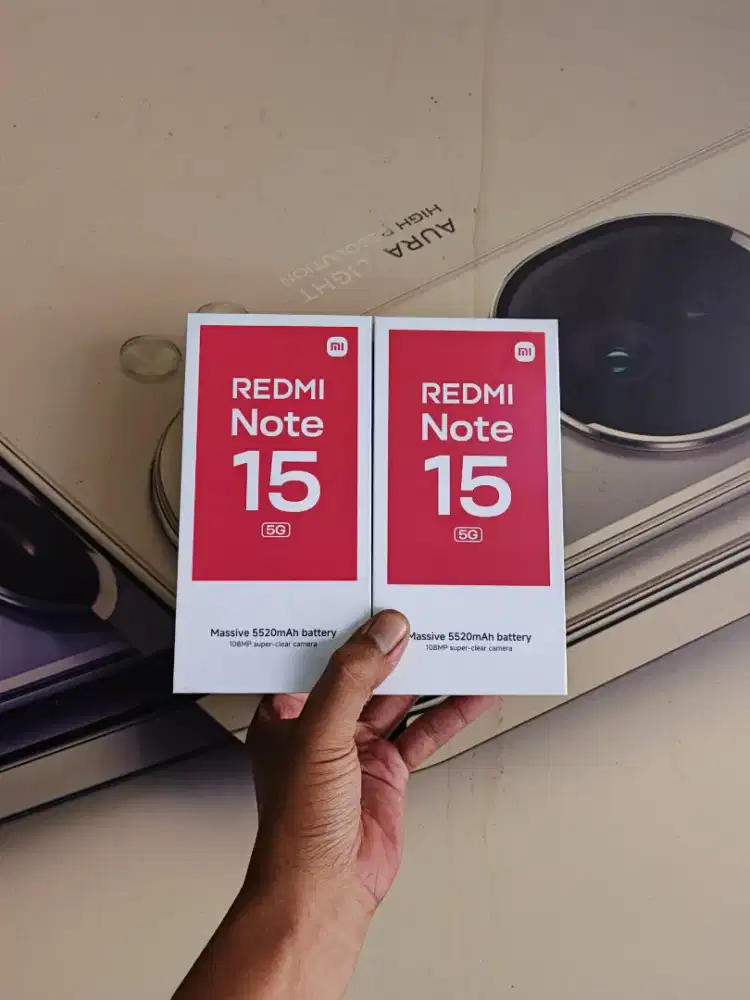 Berminat silahkan WA Redmi Note 15 5G 8/256 Garansi resmi 15bln