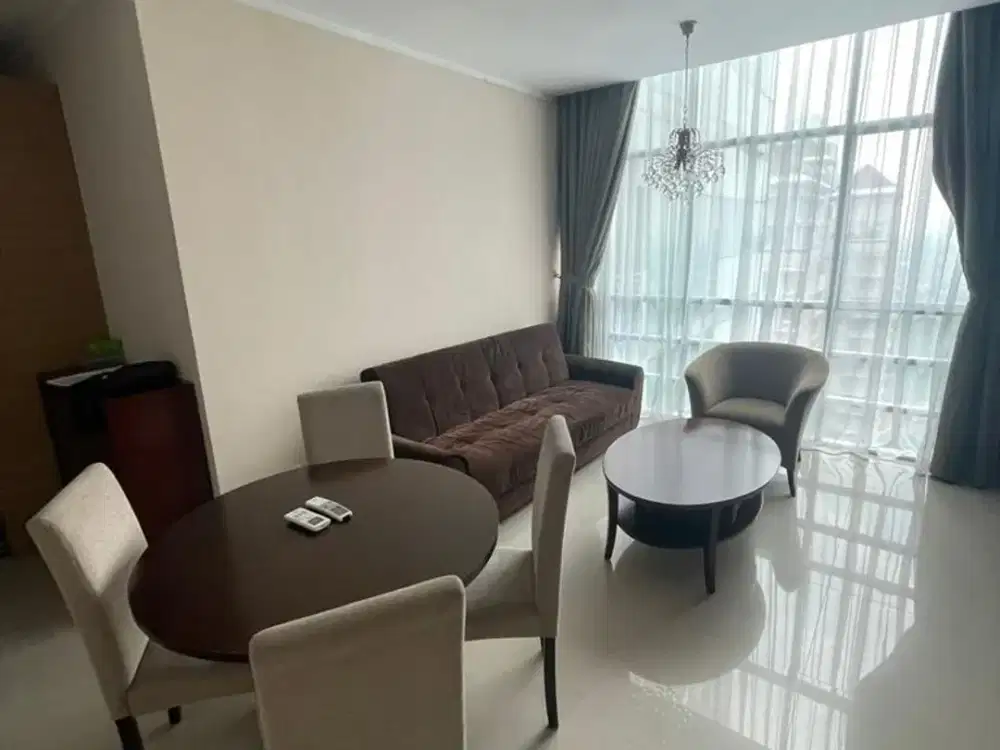 Rent Sahid Sudirman Apartment With 3 Bedrooms and Furnished