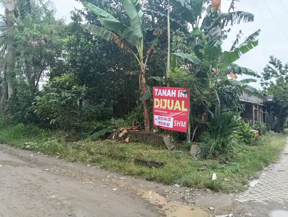 Tanah Hook Murah Dibawah Pasaran, Cuma 2 Menit Dari St. Tigaraksa