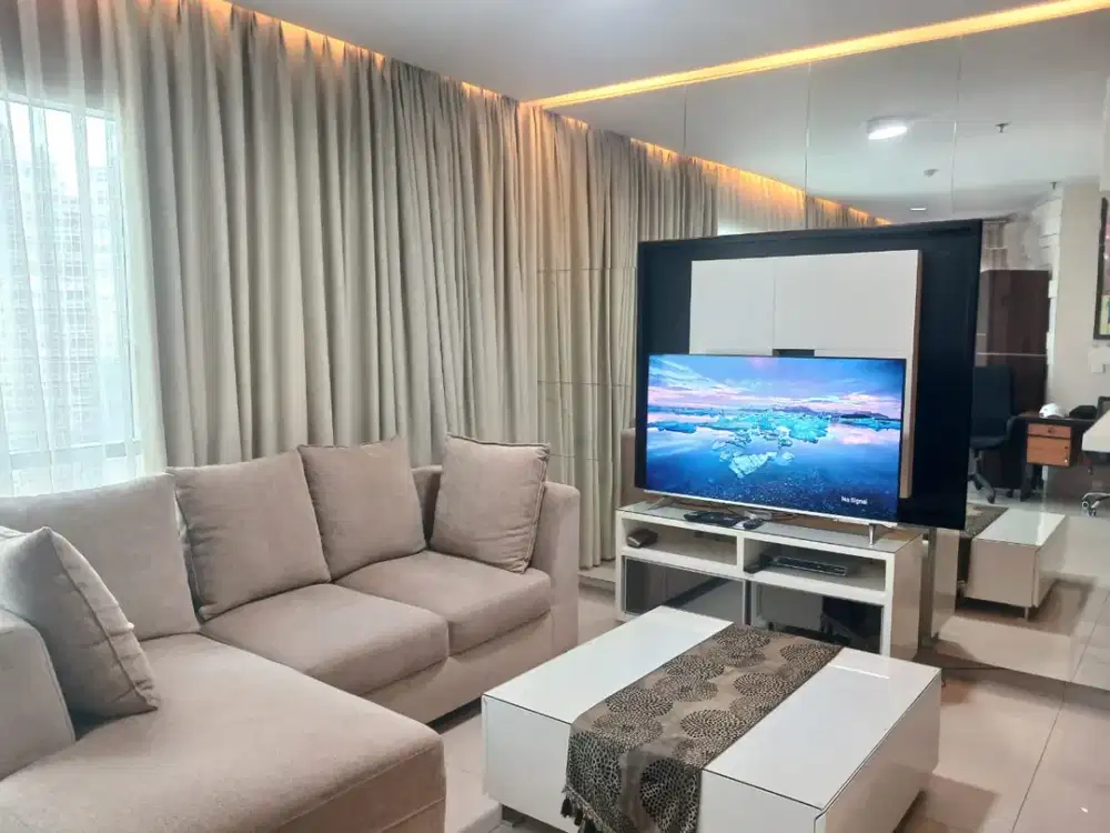 Rent Sahid Sudirman Apartment With 3 Bedrooms, Full Furnished