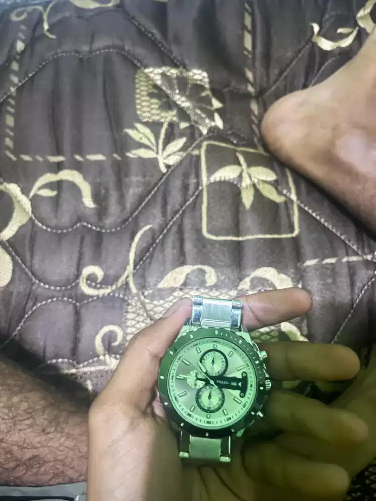 Jam Tangan Merk Fosil Lengkap Berkotak Bonus Baterai