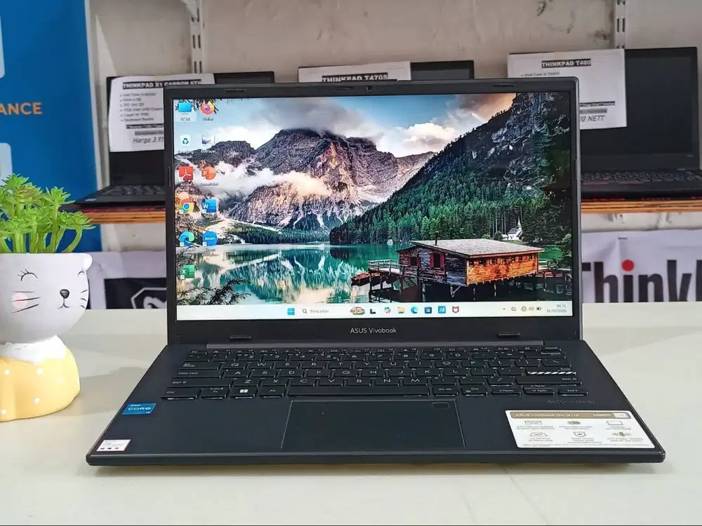 LAPTOP BEKAS ASUS VIVOBOOK GO 14 E1404GA, INTEL CORE I3-N305 RAM 8 GB