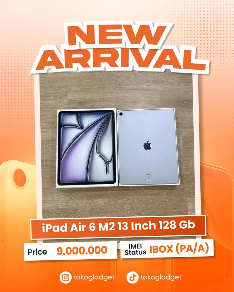 iPad Air 6 M2 13 Inch 128 Gb ex IBOX