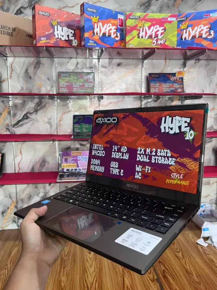 PROMO LAPTOP NEW || AXIOO HYPE 10 || DANA PELAJAR || BISA KREDIT