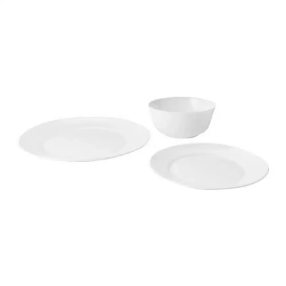 IKEA 516 SAMTIDIG 12 Unit piring dan mangkuk saji