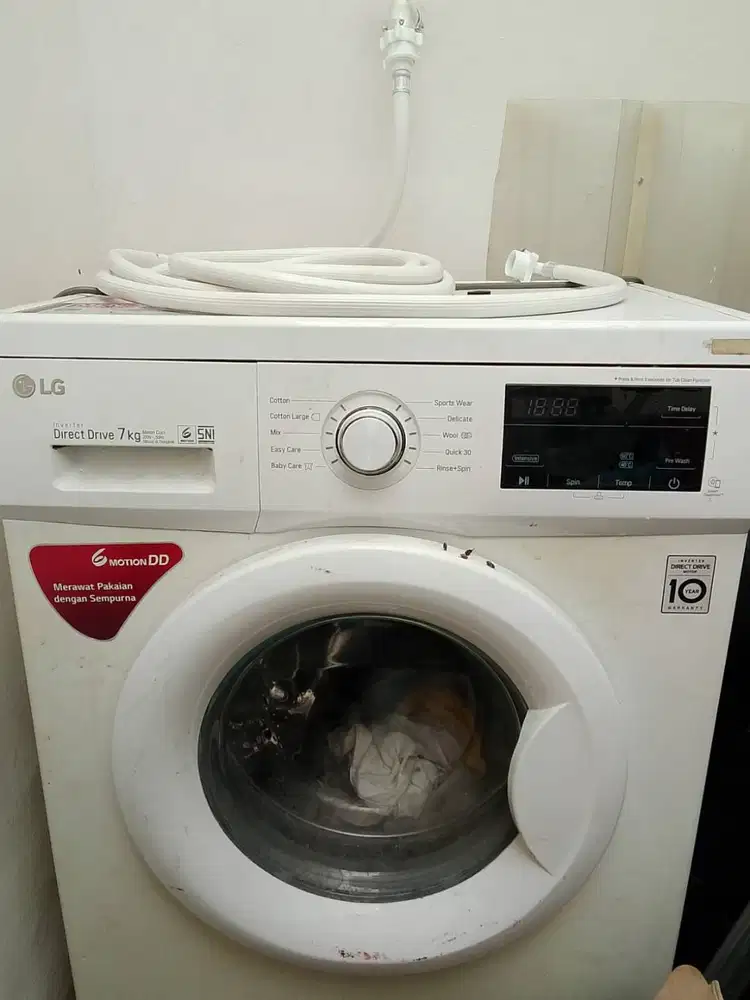 DIJUAL MESIN CUCI LG INVERTER DIRECT DRIVE 7KG FRONT LOADING