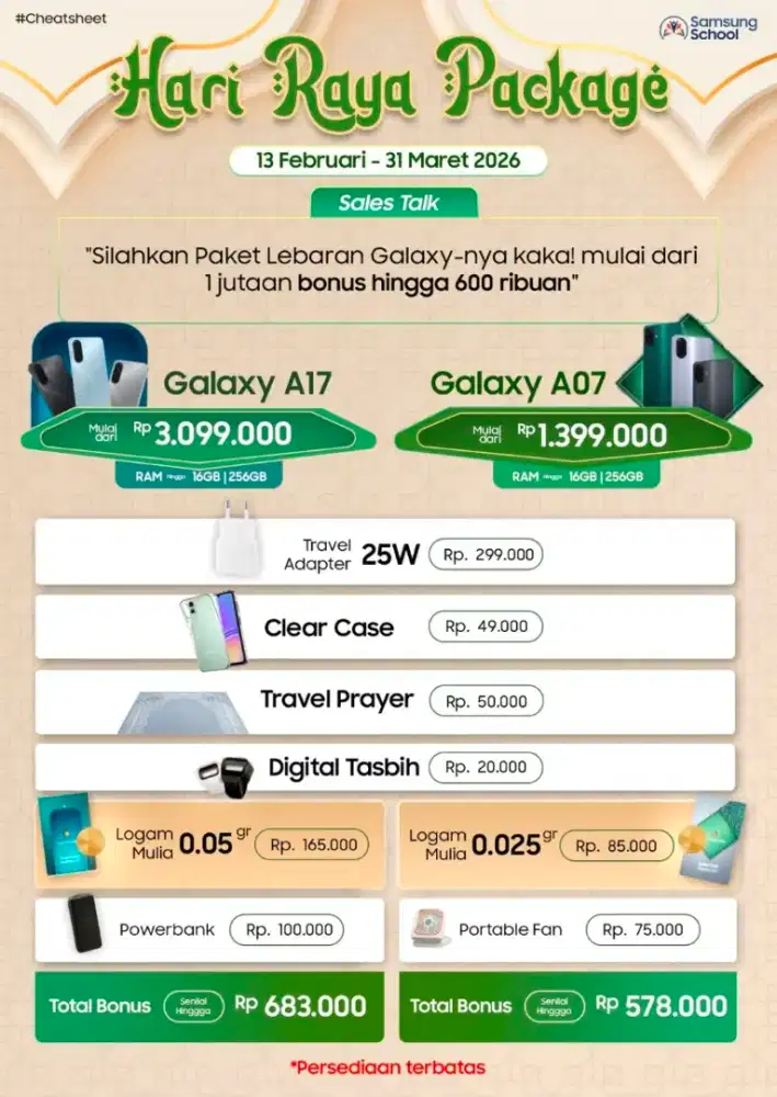 SAMSUNG A07 | A17 PACKAGE RAMADHAN
