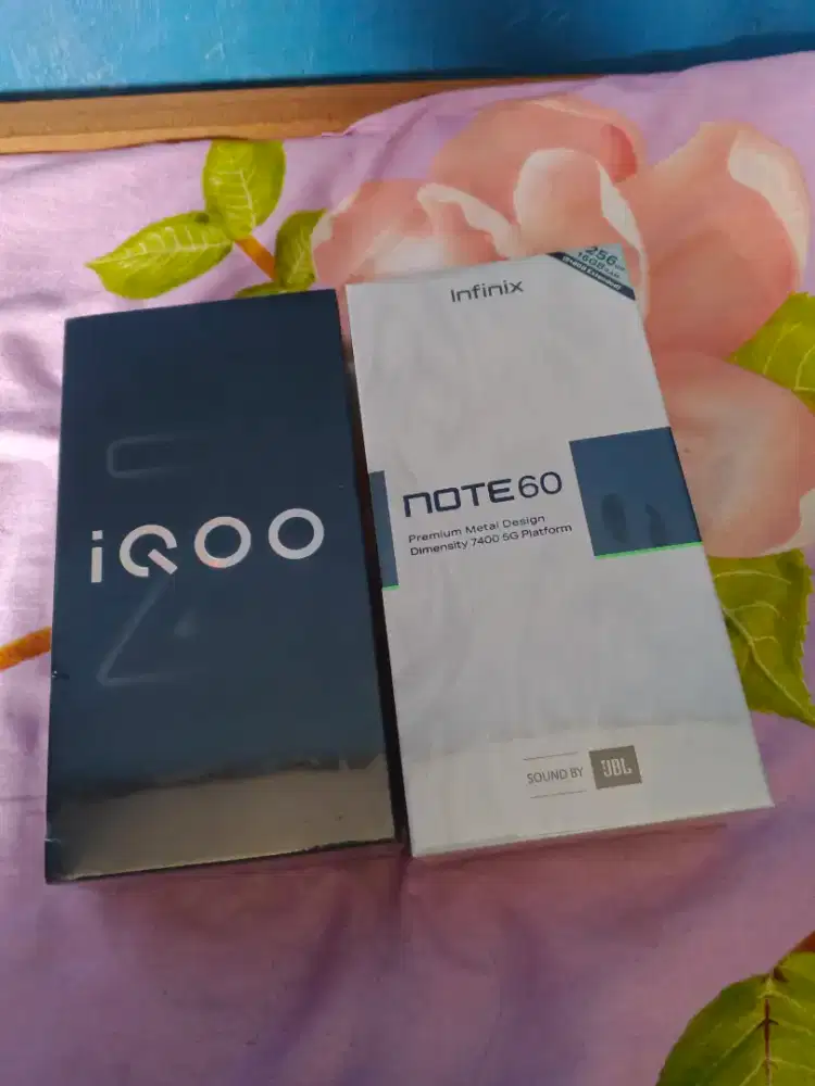 infinix note 60 8/256 baru/new + iqoo z9x 8/128 8/128 baru/new