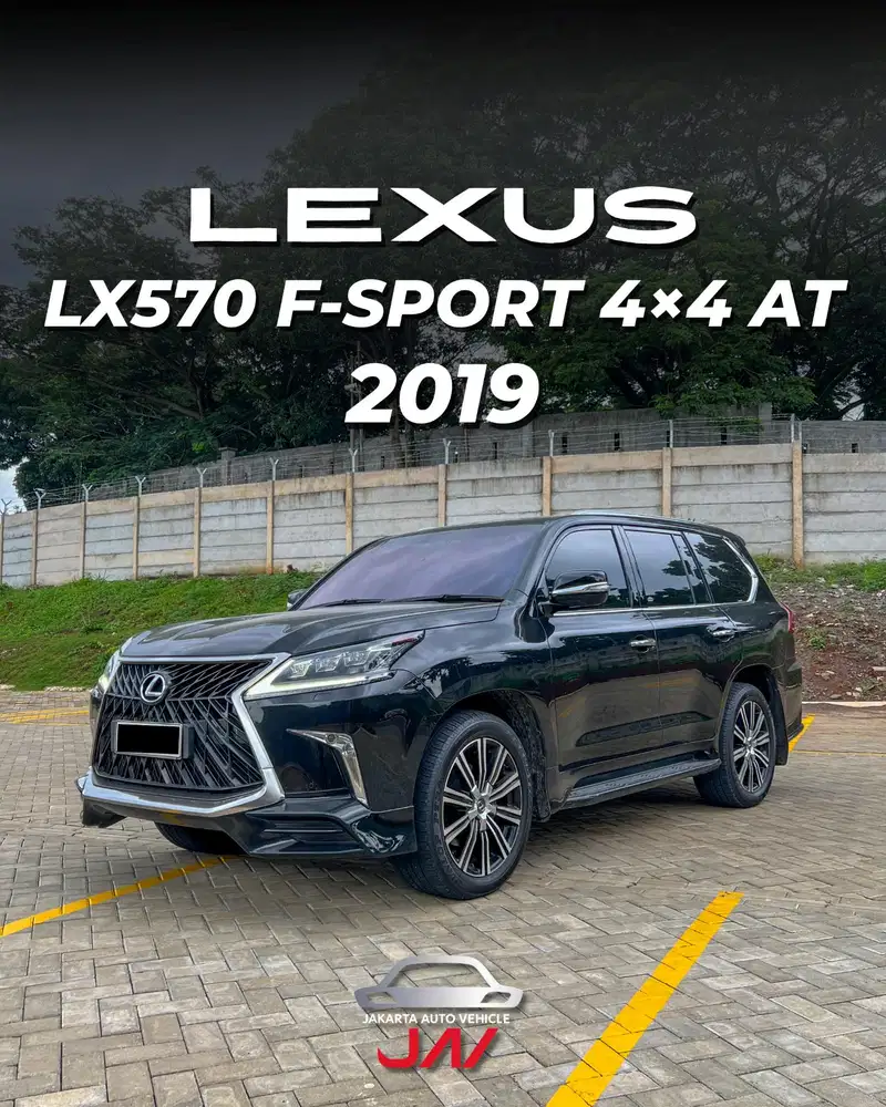 Lexus LX570 F-Sport AT 2019 / LIKE NEW / LOW KM