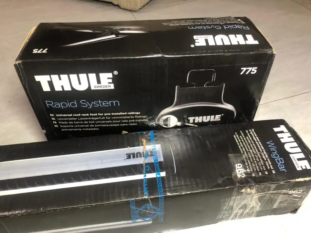 THULE 775 dan wingbar 962