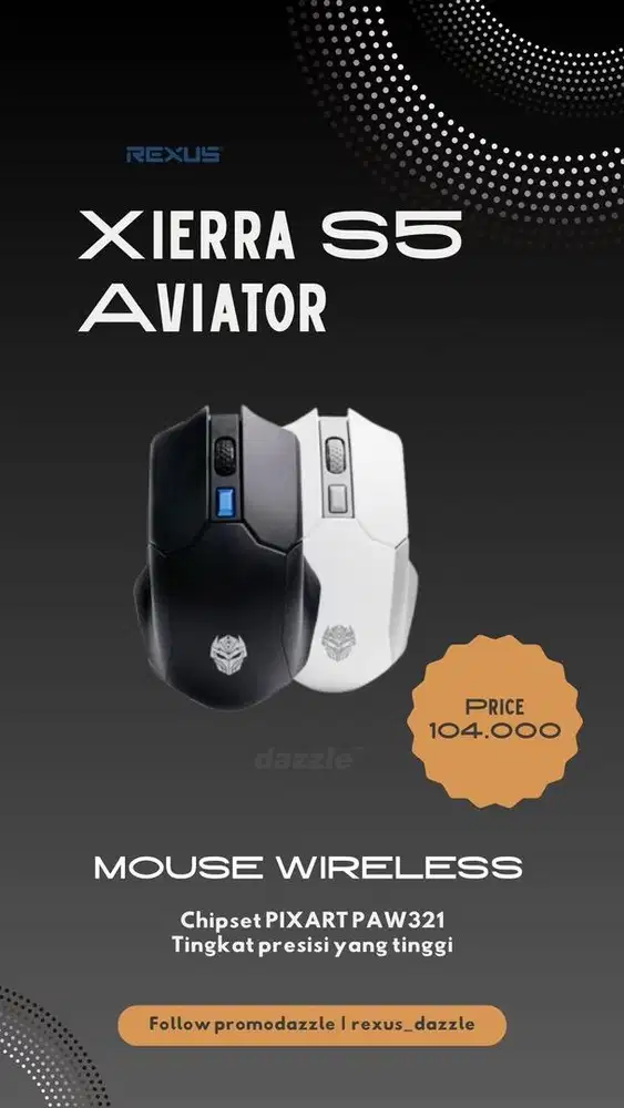 Mouse Gaming rexus S5 Aviator