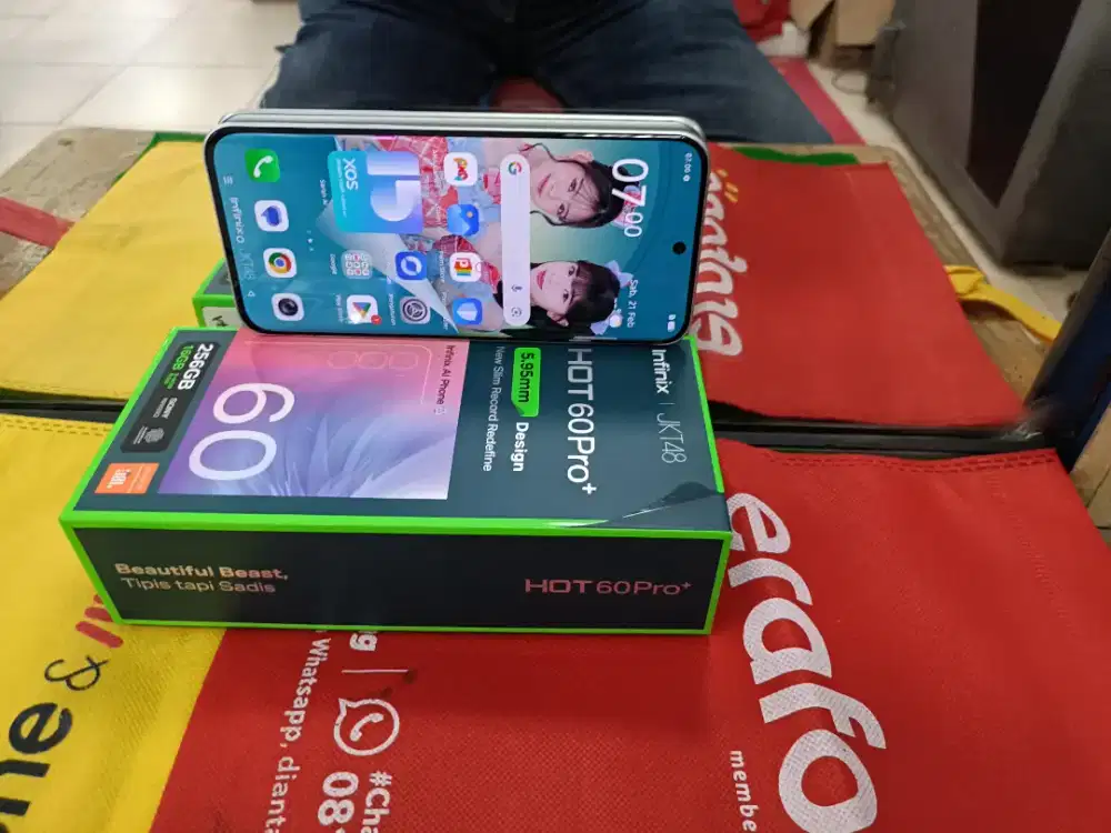 Infinix Hot 60 pro plus Ram 8/256 GB mulus lengkap normal