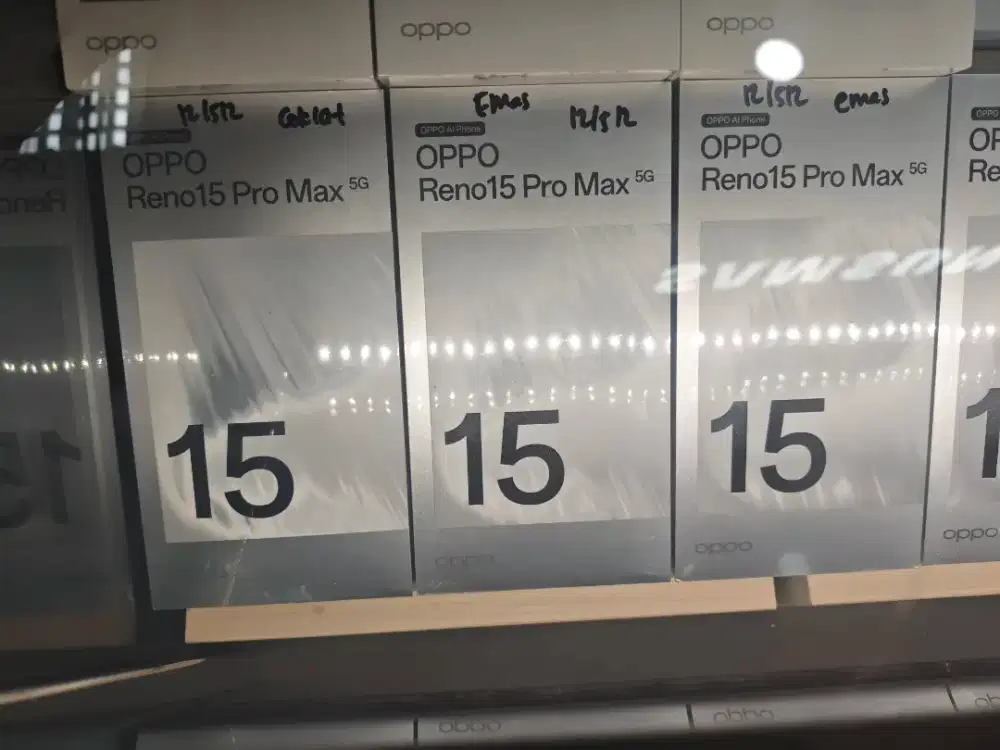 NEW OPPO RENO 15 PRO MAX 12/512GB CICILAN BUNGA 0%