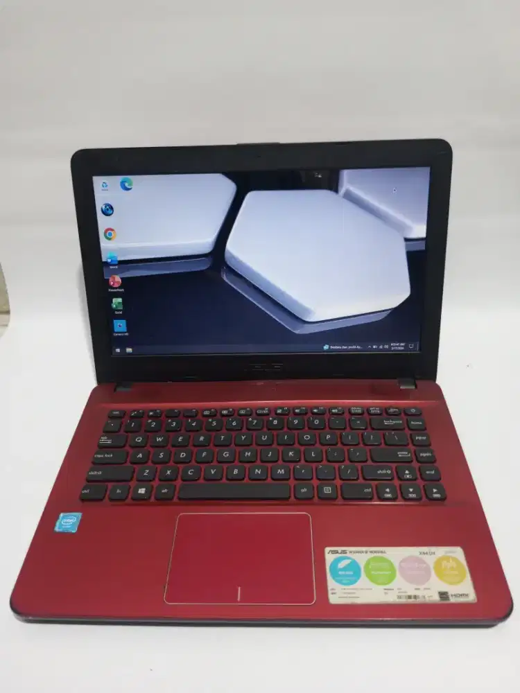 Asus X441 Intel N3350 DDR 4GB SSD 128GB Led 14 baterai 2 jam