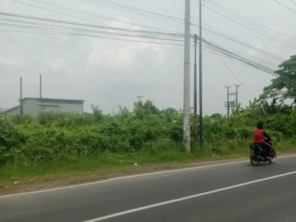 Tanah Luas di Mainroad Jalan Raya Proklamasi Tunggakjati Karawang Barat