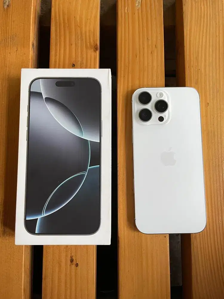 iphone 16 pro max 512gb silver resmi ibox like new