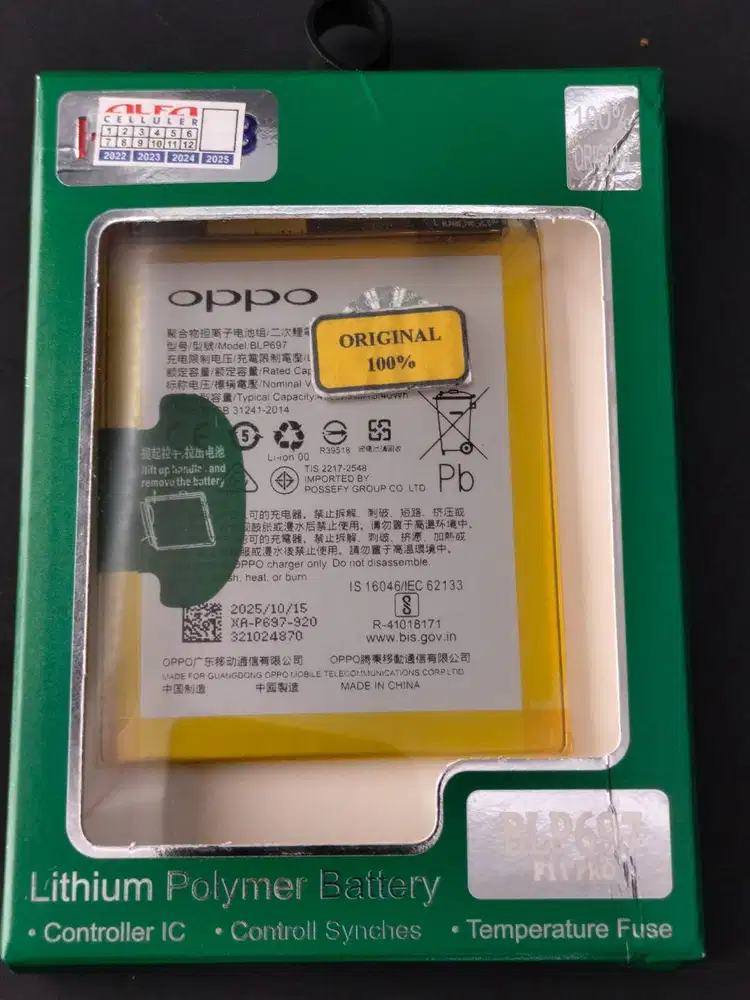 BATERAI OPPO F11 BLP707 BATERAI OPPO F11 PRO BLP697 ORIGINAL