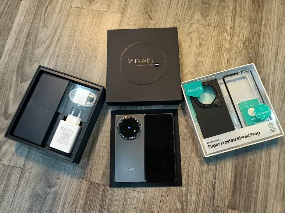 Vivo X Fold 5 Grey 16/512 garansi fullset bonus Xfold V2429