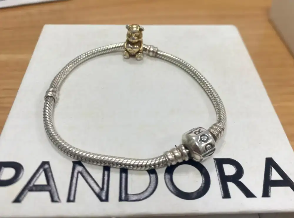 Gelang pandora dan charm